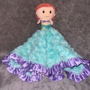 Hallmark Disney Itty Bittys Little Mermaid Ariel Lovey Security Blanket Plush